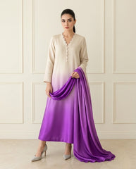 3 Pc Unstitched 2 Tune Shamoze Silk