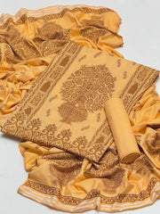 3 Pc Unstitched Dhanak Marina Jaquard