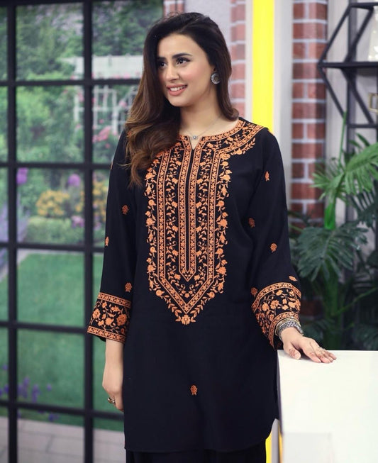 3 Pc Unstitched Lawn Fabric Embroidered