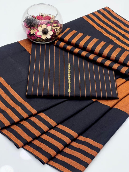 3 Pc Unstitched Khaddi Khaddar