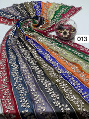 Multi Colour LCD Gotta Chiffon Dupata