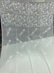 Chiffon Hand Work Kacha Dupatta