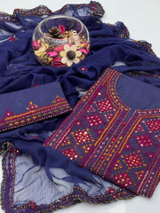 3 Pc Unstitched Baloch’s Sheesha Lawn