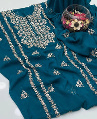 2 Pc Unstitched LCD Gotta Chiffon (KSB 2102A)