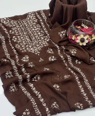 2 Pc Unstitched LCD Gotta Chiffon (KSB 2102A)