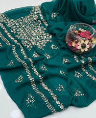 2 Pc Unstitched LCD Gotta Chiffon (KSB 2102A)