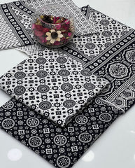 3 Pc Unstitched Cotton Ajrak (KSB2103A)