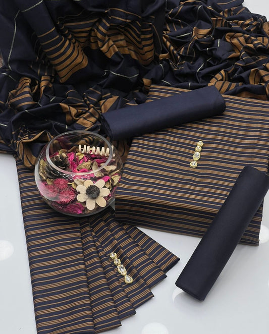 3 Pc Unstitched Soft Khaddi Lawn