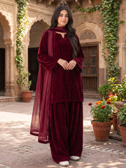 3 Pc Unstitched 9000 Micro Velvet Collection
