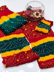 4 Pc Unstitched Rajistani Churi