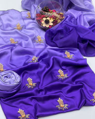 3 Pc Unstitched Shamoze Silk Digital Tye N Dye(KBS021A)
