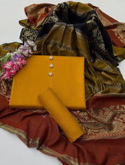 3 Pc Unstitched Dhanak Pashmina Collection